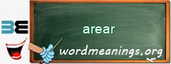 WordMeaning blackboard for arear